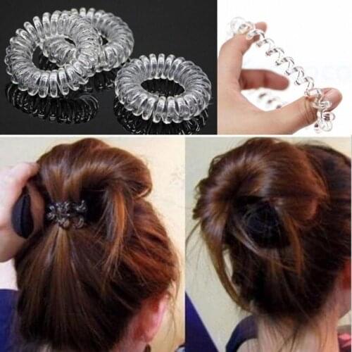 6pcs Fashion Lady Girl Elastic Rubber Hair Ties Band Rope Ponytail Holder Children Ponytail Holder Scrunchie Headband Kids Hair