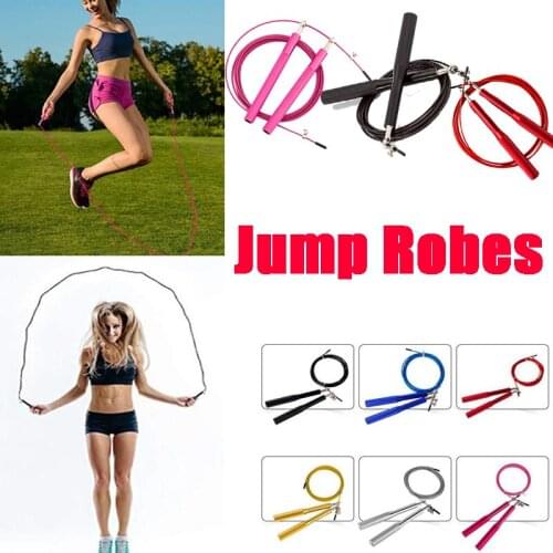 New Jump Rope Skipping for Kids Adult Adjustable Steel Wire Single Skipping Rope Jump Gym Sports Use Solid Fitness Exercise 2020