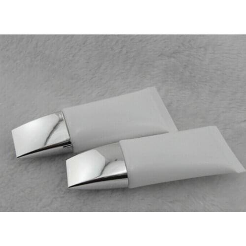 New items !!30ml flat shape white soft tube or mildy wash tube or butter or handcream tube with silver lid for BB Cream use