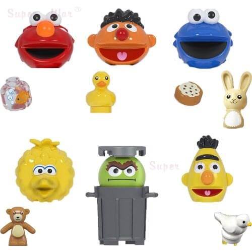 Single Cartoon Movie Emmet REX Bros Luigi Figure Head accessories Building Blocks children Series-070 LG1003 LG1018 LG1017