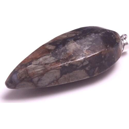 Wholesale 12pcs Roses Quartz Crystal Onyx Carnelian Natural Blood Stone Necklace Pendants Charms Macrame for Making Jewelry Free