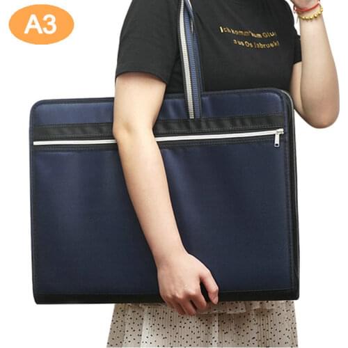 13 Layers Expanding File Folder A3 Document Organizer Zipper Bag Portable Office Bag A4 Paper Expanding Folder Bag Works