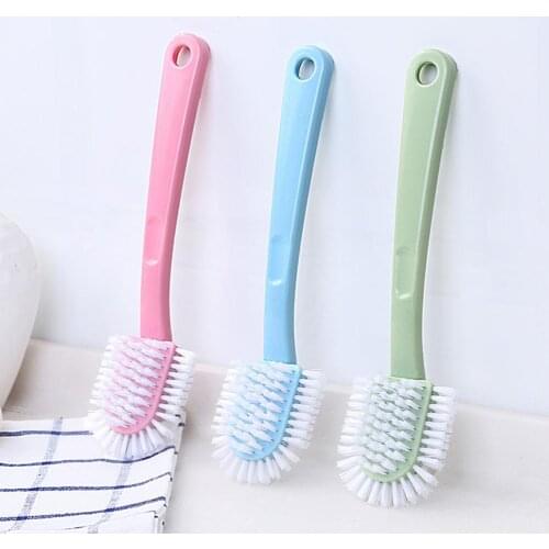 Plastic Brush Candy Color Anti-slip Plastic Shoes Cleaning Scrub for Hat Shoes Cleaner Household Laundry Cleaning Accessories