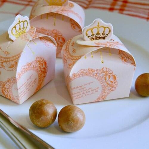 Royal crown candy gift box wedding engagement bridal baby shower 16th 18th 21st girl princess 1st first birthday decoration