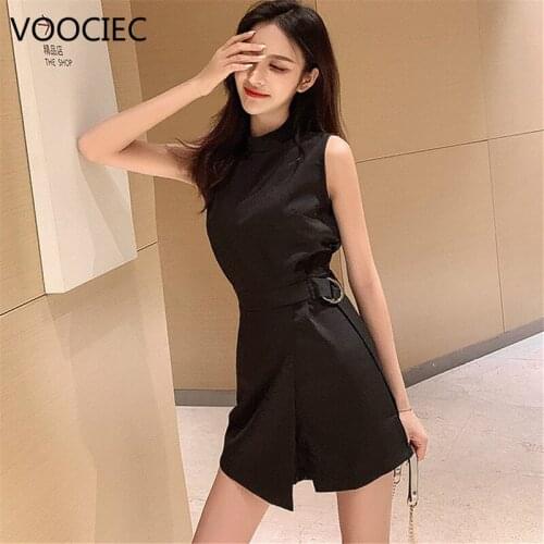 VOOCIEC Summer Dresses With Buttons