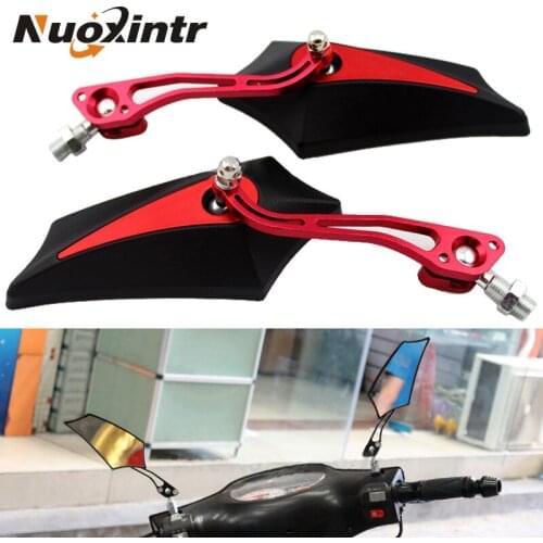 Nuoxintr 6 Colors Aluminum Motorcycle Rear Mirror For Honda Harley Suzuki Yamaha Kawasaki BMW Street Racing Cruiser Chopper