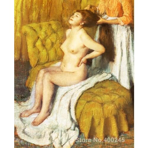 Woman Having Her Hair Combed by Edgar Degas paintings For sale Home Decor Hand painted High quality
