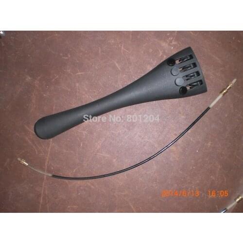 1 PCs Carbon Fiber Cello Tail piece 4/4 with 1 PCs Tail guts