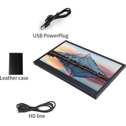 13.3 inch portable gaming monitor 4k optional USB C 1080P PS4 portable monitor type-c for laptop and gaming