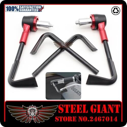 22mm Protector Handlebar Motorcycle Proguard Brake Clutch Systems Levers Protect Guard Autobicycle Handgrip CNC Aluminum&ABS