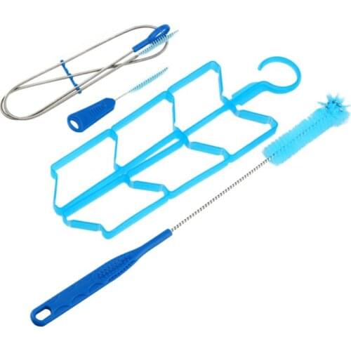 4pcs/set Hydration Pack Water Bladder Bag Cleaning Kit Brush Drying Rack Set