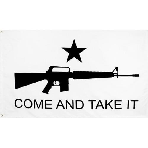90x150cm gun Gonzales Historical come and take it flag