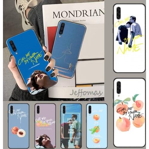 Call Me by Your Name Soft Silicone Phone Case Cover For Samsung A20 A30 30s A40 A7 2018 J2 J7 prime J4 Plus S5 Note 9 10 Plus