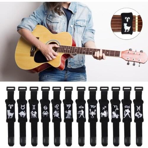 Electric Bass Guitar Dampener Guitar Base String Mute Guitar Strings Mute String Dampener for Acoustic Electric Guitars