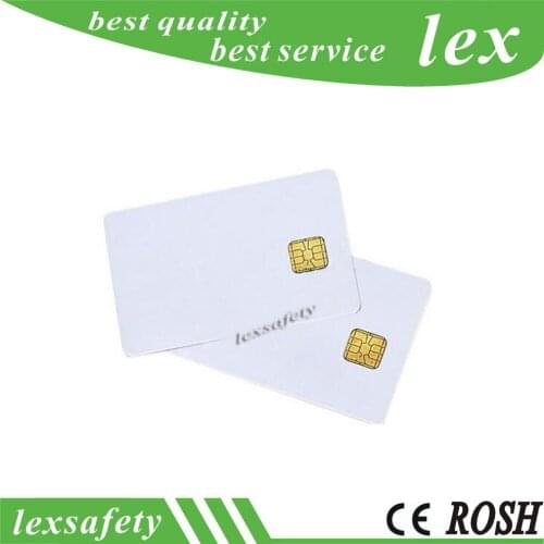 FM4428 PVC IC Card for ISO7816 Cr80 Contact IC Hotel or Warehouse Key Card Composite Blank Cards With SLE 5528