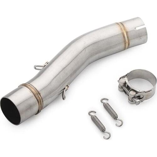 Silencer Stainless Steel System Modified Motorcycle Exhaust Muffler Pipe Front Section Link Pipe For -ducati Scrambler 800