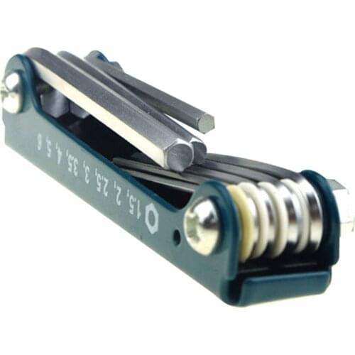 Hot Sale High Quality 8pcs/Set Metric System Inner Hexagon Spanner Screwdriver Allen Wrench Set Pro Bicycle Repair Tool