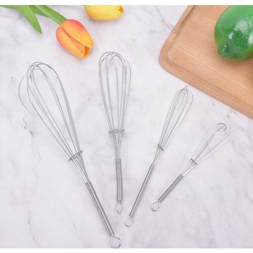 Stainless Steel Cake Baking Tools Household Hand - Held Egg Whisk Hand Mixing Food Kitchen Tools Accessories