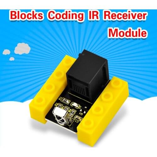 Kidsbits Blocks Coding IR Receiver Module TL1838 VS1838B 1838 HX1838 IR Infrared Sensor For Arduino STEM Programming Education