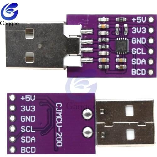 MCU-200 FT200XD USB to I2C Module IIC Port TTL Level Input CMOS Output 3.3V Level Converter for USB I/O Ardunio Transfer Convert