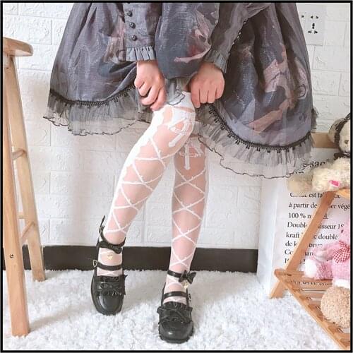Lolita Socks Womens Summer SiOn Glass Slim Calf Socks Over Knee Girl Lolita Day Socks