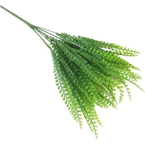New Artificial Plant Decorative Lifelike Faux Green Plant Home Decor Realistic Fake Grass Plants For Office Greenery Supplies