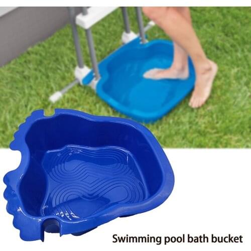 Pool Foot Bath Bucket Plastic Bathroom Foot Wash Tray Portable Water Container