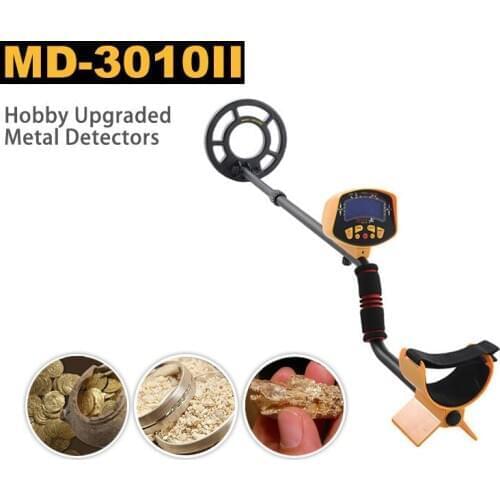 Underground Metal Detector MD-3010II LCD Display Gold Digger Treasure Hunter Detecting Tool for kids and beginners