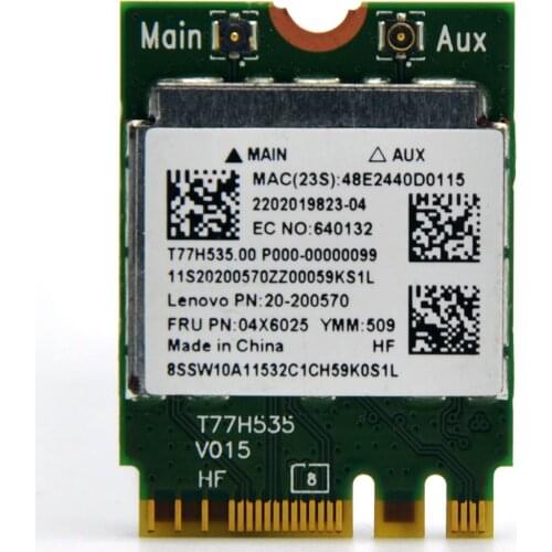 Realtek RTL8723BE 300Mbps 802.11n NGFF Wireless Mini PCI E WiFi Adapter + Bluetooth 4.0 WLAN card for Lenovo E450 E550 E555 Y50