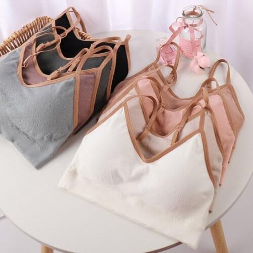 Sports Vest Underwear For Women Fitness Seamless Colorblock Camisole Push Up One-Piece Tank Top With Removable Chest Pad