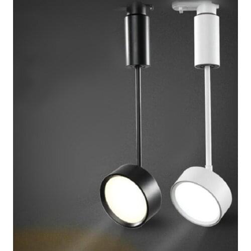 LED Track Lights Spot Light 220V Track Lamp Lighting Fixture 10W 12W 15W LED Spotlights Rail Ceiling Lamps for shop Home Room