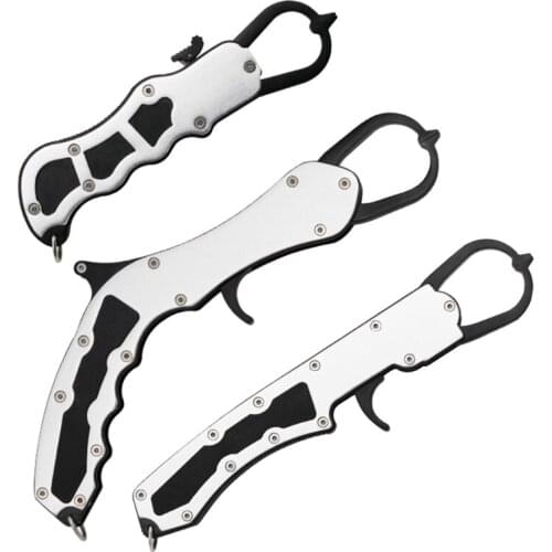 U2JB Fishing Gripper Fish Controller Portable Aluminium Alloy Fish Grip Lip Clamp Grabber Fishing Tackle Tool