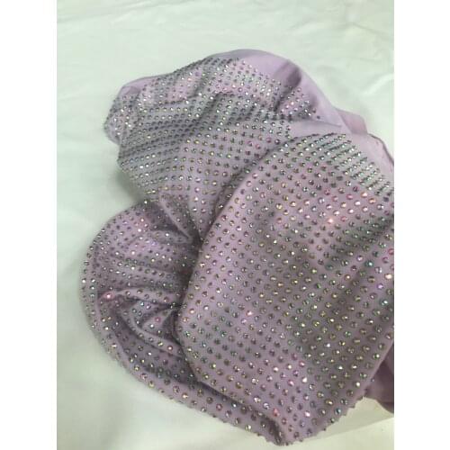 African high quality French Nigerian with full stones J-288888 net tulle mesh lace fabric for dress 5yards/lot