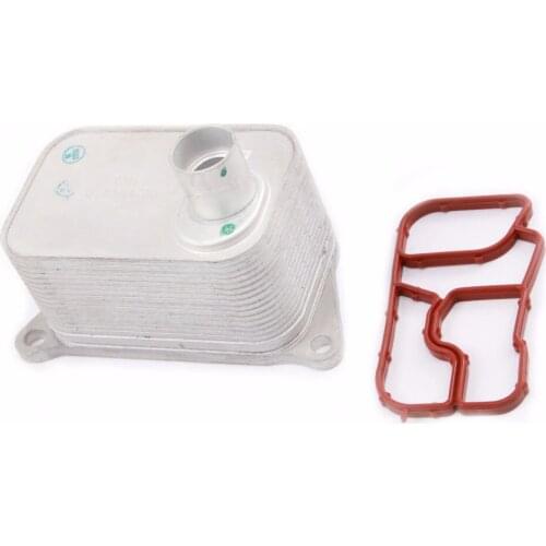 V15606020 Engine Oil Cooler & Oil Cooler Gasket Assembly 06J117021J J.etta Golf Passat for Audi A4 1.8 2.0 TFSI 06J117021D