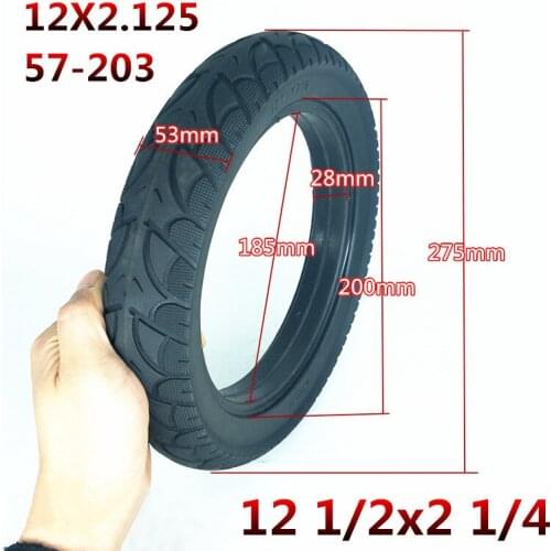 1Pc Solid Tire High Quality Spare Accessories Urethane Rubber Black Parts