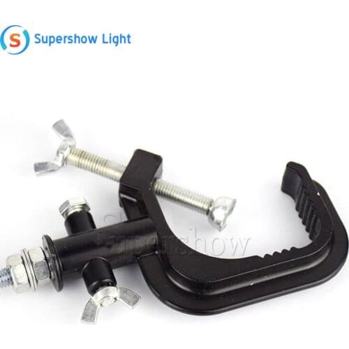 10pcs/lot Stage Light Hook Aluminium Truss Tigger Clamp LED Moving Head Lights LED Par Hook Style Eye Ring Coupler Pro O-Clamp