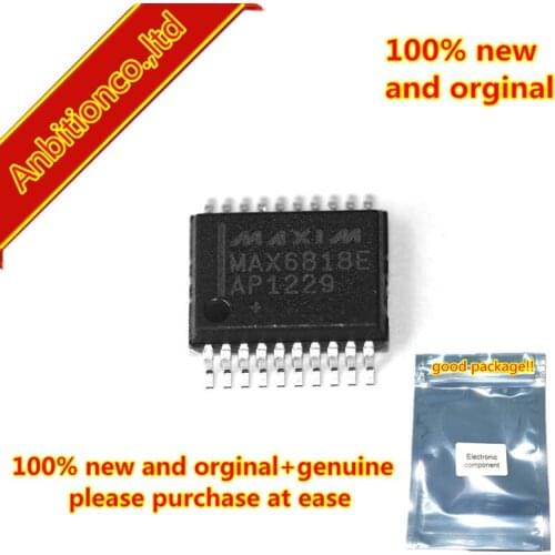 2pcs 100% new original MAX6818EAP+T 15kV ESD-Protected, Single/Dual/Octal, CMOS Switch Debouncers in stock