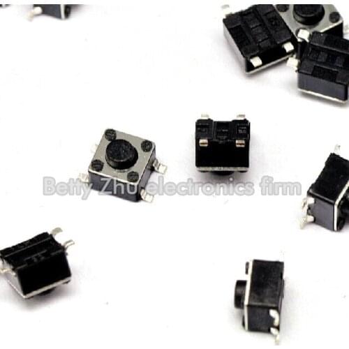 200PCS/LOT 4.5 * 4.5 * 3.8MM SMD Tact Switch 4-pin button switch