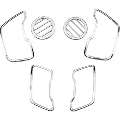 Foal Burning 6Pcs Car Air Vent Decoration Trim Sticker Air Conditioner Outlet Stickers For Kia Sportage R 2012 2013 2014 2015