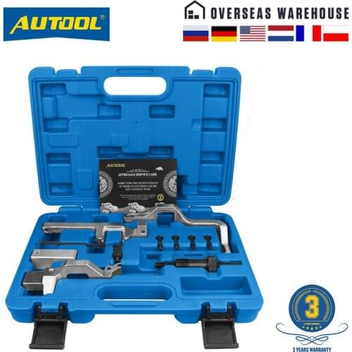 AUTOOL Camshaft Alignment Engine Timing Chain Tool Cam Locking Tool Compatible for Mini Cooper N12 N14 R55 R56 for Citroen C4