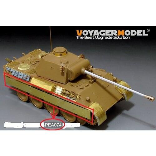 Voyager PEA074 1/35 Side Skirts for Panther D/A For DRAGON/ITALERI Upgrade Kit