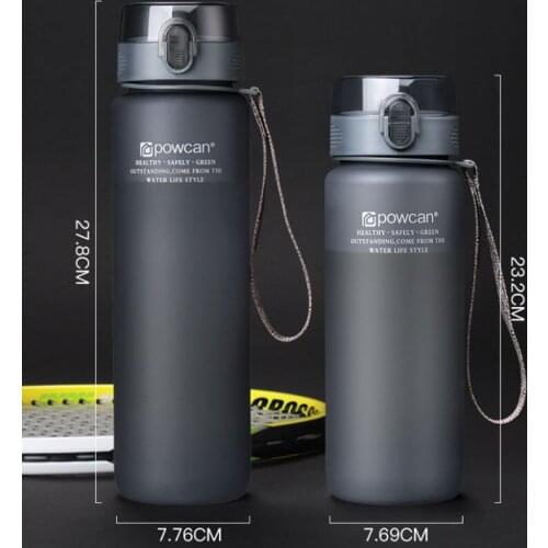 HOT Water Bottle 800ml 1000ml Plastic Direct Drinking Bottle School Water Bottles Shaker Bottle Gourde En Plastique Sport