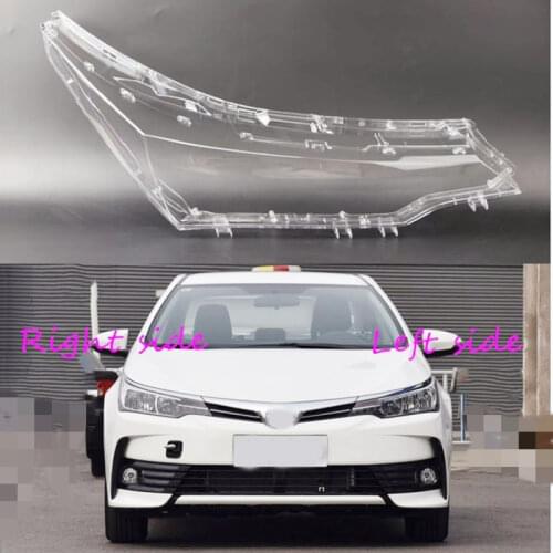 For Toyota Corolla 2017 2018 Car Headlight cover Headlamp Lens Auto Shell Cover