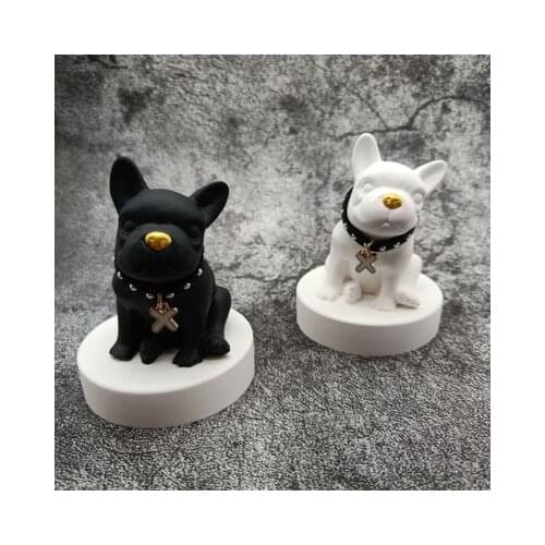 French bulldo Decoration Car Ornaments Car Decoration Interior Dashboard Decoration car accessories Birthday Gift Home Decor