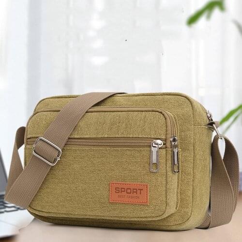 Men Canvas Small Shoulder Bags Casual Tote Travel Mens Crossbody Bag Luxury Messenger Bags Fashion High Quality Handbag