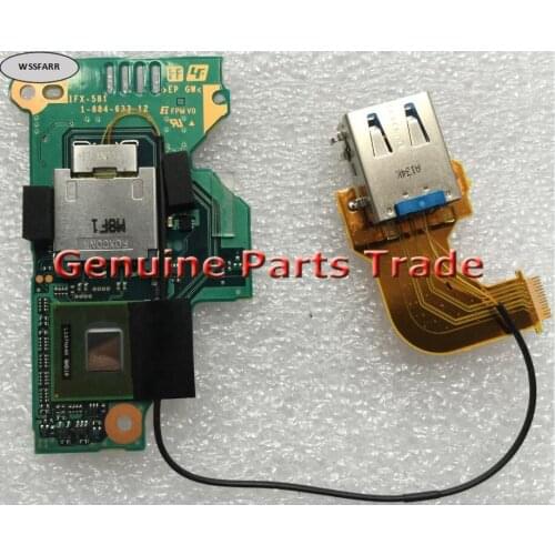 Genuine Original for VPC-Z2 VPCZ2 VPCZ21 series USB 3.0 connector cable SIM Card Board IFX-581 1-884-633-12 FPC-226-11