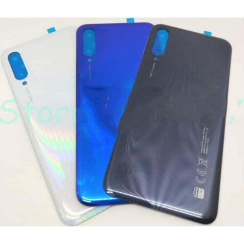 Original New For Xiaomi MiA3 Mi A3 CC9e Battery Cover Back Glass Panel Rear Housing Door Phone Case