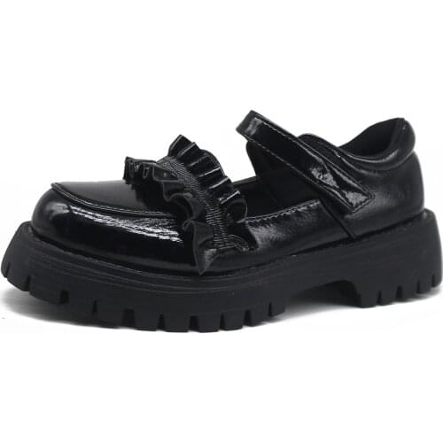 Fall new Lolita Shoes Cute Japanese JK Uniforms Thick-Soled Leather Shoes College Style Girly Height-Increasing Shoes