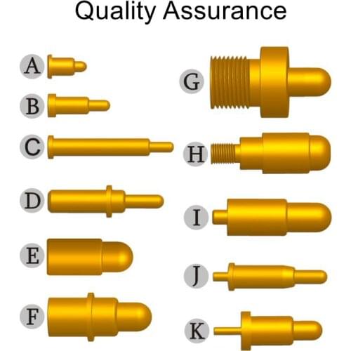 Spring probe signal pin test probe pogopin connector high current pogo pin telescopic contact pogo pin