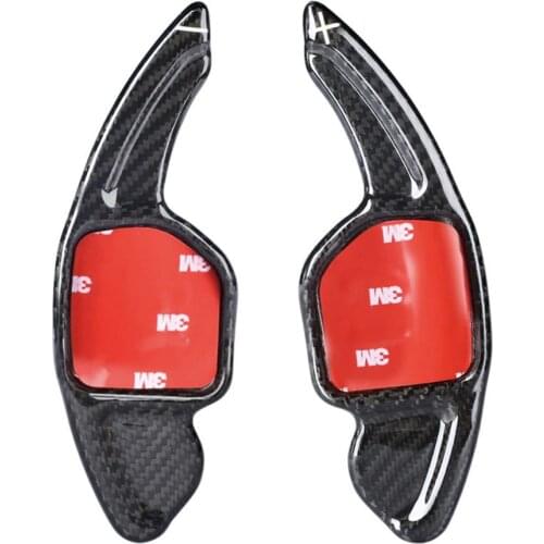 Carbon Fiber DSG Steering Wheel Shift Paddle Shifter For Audi A1 A3 A4 A6 A7 A8 Q5 Q7 S3 S4 S5 S6 S7 S8 TT TTS